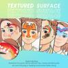 Depvision Reusable Face Paint Practice Board,4 Colorful Face Paint Board, Face Painting Exercise Board,Makeup Template A4 size (Kids) view 3