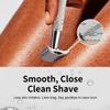BULIMICA Silver Safety Razor Kit, Includes 1 Safety Razor with 10 Blades and 1 Razor Blade Bank with 30 Blades view 2