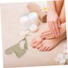 BUTIFULSIC Thumb Appliance Hallux Protector Leather Toe Straightener for Bunion Relief Apricot Yellow Lightweight Foot Support for Women and Men view 3