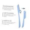 Beaupretty 10pcs Foldable Eyebrow Facial Hair Trimmer for Women Painless Eyebrow Grooming Tool and Safe Makeup Kit for Precise Shaping view 3