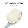 Arswin Shower Body Brush with Bristles and Large Pumpkin Loofah,Back Scrubber Bath Mesh Sponge with Anti-Slip Curved Long Handle for Skin Exfoliating,Massage Bristles for Wet or Dry,Men Women (Grey) view 4
