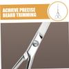 MAGICLULU Men's Trimming Scissors Nose Hair Scissors for Men Durable Stainless Steel Beard Trimming Set view 4
