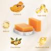 HOYEHOLA Kojic Acid Turmeric Soap Bar - Dark Spot Remover for Body and Face, Even Skin Tone Moisturizing & Nourishing Natural Ingredients 2Pack with Soap Dish view 4
