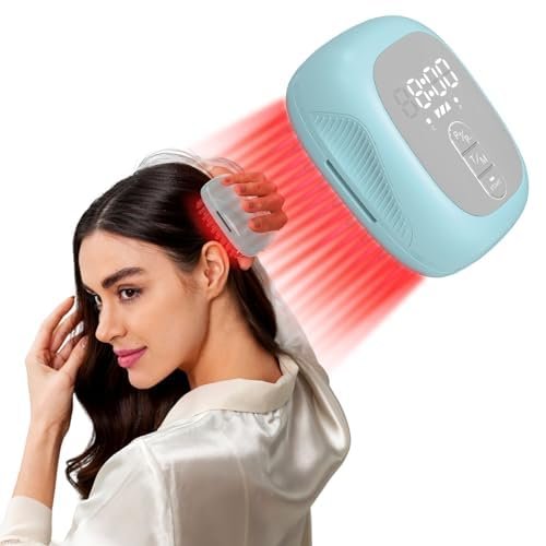 Laser Therapy Hair Growth Comb, Home Use Red Light Device, Rechargeable, Laser Hair Growth Treatment for Men and Women