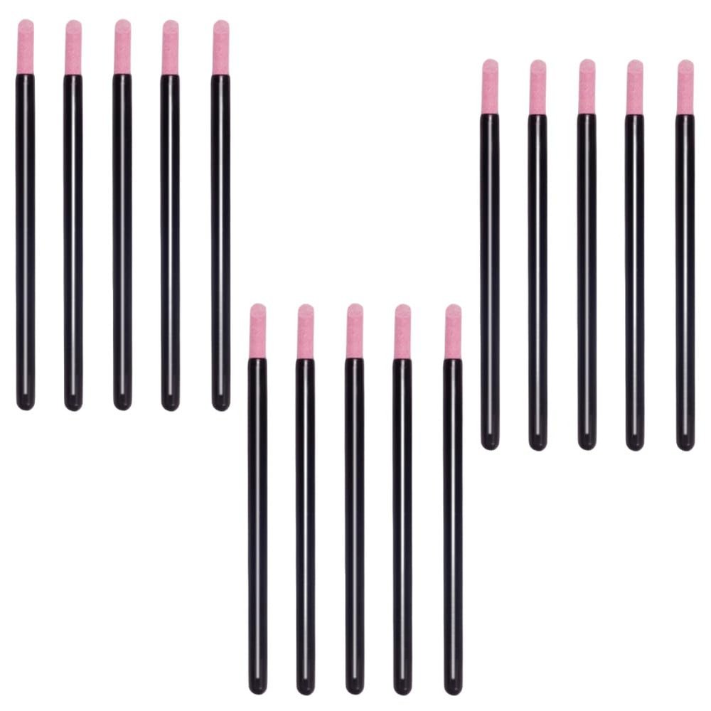 15 Pcs Stone Sanding Nail File Tools Finger Nail Sanding Sticks Pumice Stone Cuticle Pusher Nail Buffer Pen Manicure Pedicure Tools