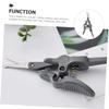 MAGICLULU 4pcs Stainless Steel Nose Hair Scissors Eyebrow Trimmers for Men Women Compact Grooming Scissors for Precise Eyebrow and Facial Hair Removal Ergonomic Design Durable Easy to Clean view 4