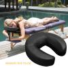 1/2 Face Cradle Pillow - Comfortable Down Face Cushion | Pu Massage Table Face Cradle Rest Cushion, Univeersal Face Pillow Cushion, Travel Mate Massage Pillow for Home, Office, Beauty Salon, or Pl view 2
