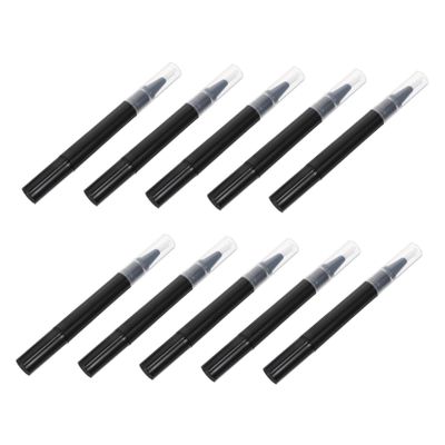10pcs 3ml PP Twisting Empty Tube Pens with Brush Tip