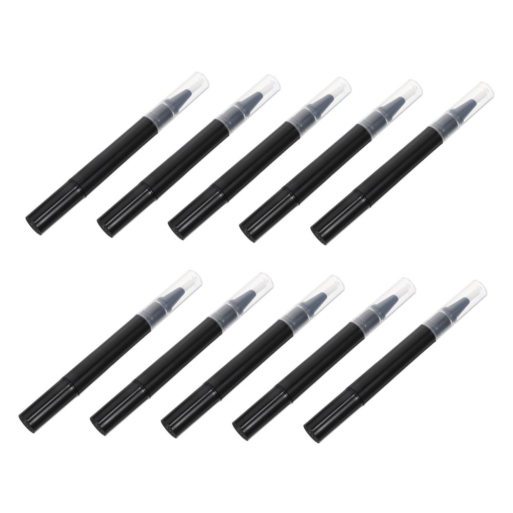 10pcs 3ml PP Twisting Empty Tube Pens with Brush Tip