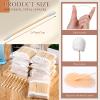 Heigble 2700 Count Hotel Vanity Set Bulk 1000 Cotton Balls 500 Cotton Rounds 1000 Swabs with Double Round Tip 200 Dental Floss Picks for Face Makeup Removal Toiletries view 4