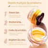 5PCS Bee Lip Balm Honey PotHoney&Strawberry&Watermelon&Cherry&Apple Lip Mask Overnight Propolis Moisturizing Lip Balm Hydrating Prevention Dry and Crack Lip Scrubs Exfoliator Lip Wrinkle Care view 2