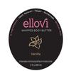Ellovi All-Natural Luxuriously Whipped Body Butter - Vanilla - Pure Enough to Eat - Made With Just 6 Vegan Ingredients - 100% Plant-Based Moisturizer For Naturally Healthy Skin (2 fl. oz/59ml) view 1