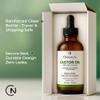 Castor Oil for Eyelash & Aceite de Castor Organico | Aceite de Ricino para Pestaas  4 fl oz, Cold-Pressed & Hexane-Free, Glass Bottle with Pre-Filled Lash & Brow Applicators view 4