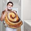 Cinnamon Roll Beard Bib Hair Catcher For Men Shaving,Men Beard Apron Gift For Fathers Day/Anniversary/Valentines Day/Christmas view 1