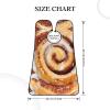 Cinnamon Roll Beard Bib Hair Catcher For Men Shaving,Men Beard Apron Gift For Fathers Day/Anniversary/Valentines Day/Christmas view 4