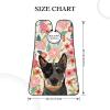 Australian Cattle Dogs Floral Boho Flowers Beard Bib Hair Catcher For Men Shaving,Men Beard Apron Gift For Fathers Day/Anniversary/Valentines Day/Christmas view 4