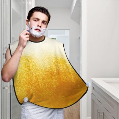Cabbage Beard Bib Hair Catcher For Men Shaving,Men Beard Apron Gift For Fathers Day/Anniversary/Valentines Day/Christmas