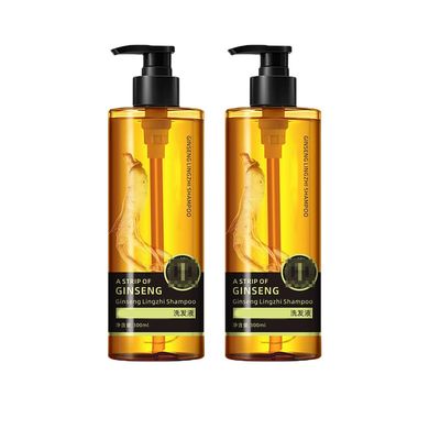 Ginseng Oil Control Anti-Hair Loss Shampoo, Oil Control Anti-Dandruff Shampoo, Hair Care Shampoo, Anti-Alopecia Shampoo, 300ml. (Size : 2Count (Pack of 2))