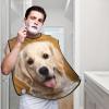 Golden Retriever Beard Bib Hair Catcher For Men Shaving,Men Beard Apron Gift For Fathers Day/Anniversary/Valentines Day/Christmas view 1