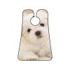 Cute Maltese Puppy Beard Bib Hair Catcher For Men Shaving,Men Beard Apron Gift For Fathers Day/Anniversary/Valentines Day/Christmas view 2
