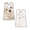 Cute Maltese Puppy Beard Bib Hair Catcher For Men Shaving,Men Beard Apron Gift For Fathers Day/Anniversary/Valentines Day/Christmas view 3