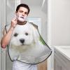 Bichon Frise Dog Beard Bib Hair Catcher For Men Shaving,Men Beard Apron Gift For Fathers Day/Anniversary/Valentines Day/Christmas view 1
