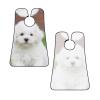 Bichon Frise Dog Beard Bib Hair Catcher For Men Shaving,Men Beard Apron Gift For Fathers Day/Anniversary/Valentines Day/Christmas view 3