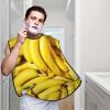 Fruits Bana Na Beard Bib Hair Catcher For Men Shaving,Men Beard Apron Gift For Fathers Day/Anniversary/Valentines Day/Christmas view 1