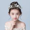 SGeneE A Tiara and Crown Hairbands Wedding Hair Accessories for Women Girls Hairwear Dragonfly Shape Crystal Pearl Beads Gift view 4