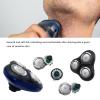 Latest version RQ11 Replacement RQ11 shaver head w/Blue Base Holder for Philipss Norelcoo SensoTouch RQ1180 1160X 1150X razor view 4