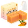 HOYEHOLA Kojic Acid Turmeric Soap Bar - Dark Spot Remover for Face Even Skin Tone, Moisturizing & Nourishing Natural Ingredients 4Packs view 1
