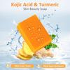 HOYEHOLA Kojic Acid Turmeric Soap Bar - Dark Spot Remover for Face Even Skin Tone, Moisturizing & Nourishing Natural Ingredients 4Packs view 2
