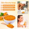 HOYEHOLA Kojic Acid Turmeric Soap Bar - Dark Spot Remover for Face Even Skin Tone, Moisturizing & Nourishing Natural Ingredients 4Packs view 3