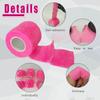 Anghie Tattoo Machine Pen Covers with 6pcs Pink Grip Tape Wrap,200Pcs Large 2.56 X 7.09 inch Machine Wrap, Combination Grip Tattoo Machine Covers Self-Adhesive Tape Wrap view 2