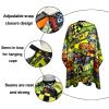 Barbohoo Barber Cape for Men Professional Hair Cutting Salon Cape with Snaps Waterproof Hairdressing Styling Cape Gown Apron- 63 56(Super Cars) view 4