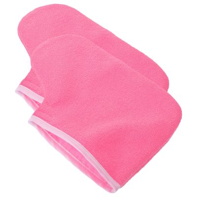Baluue 1pair Reusable Paraffin Wax Foot Covers for Soft Liners for Moisturizing Feet for Home and Salon Use Stylish Design Trim