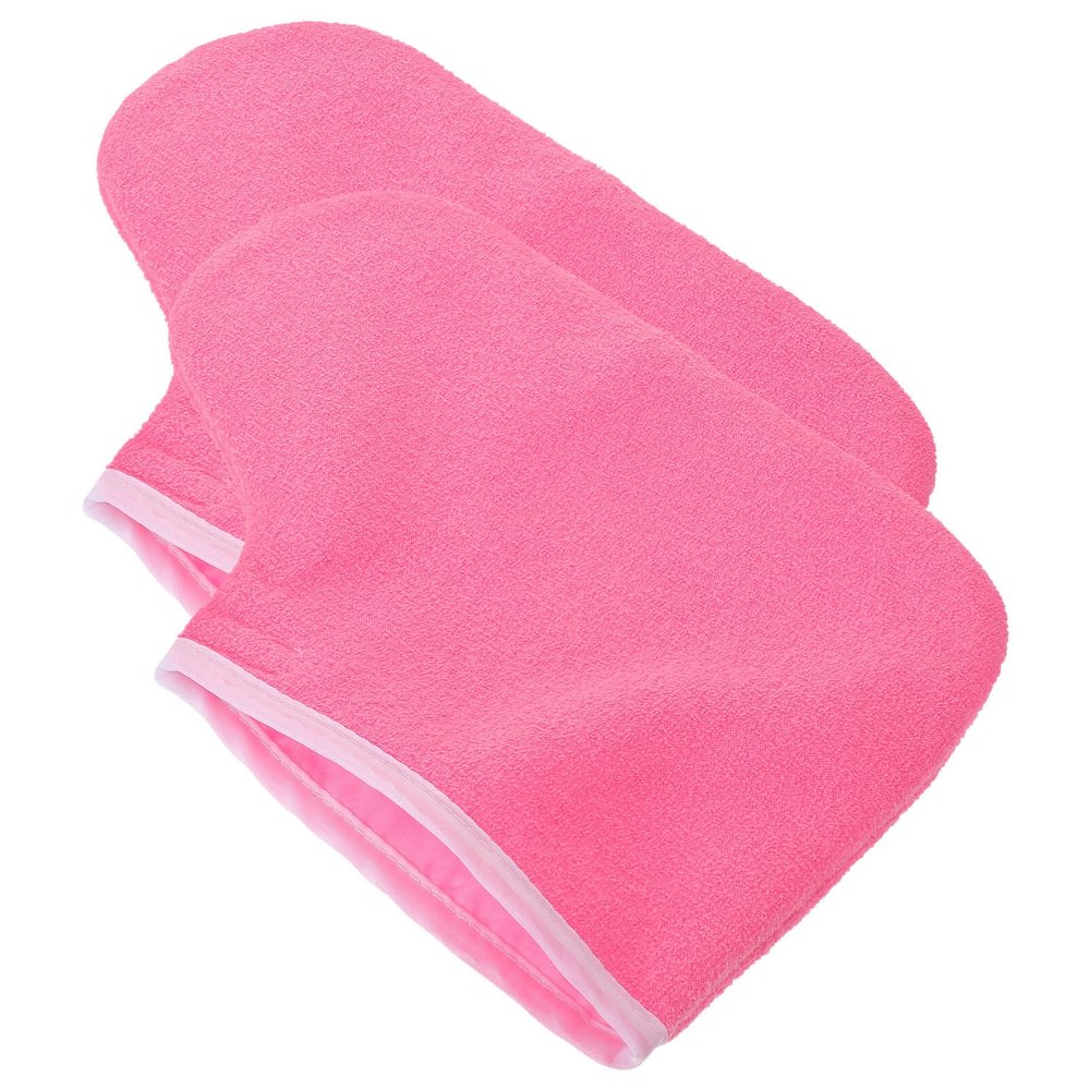 Baluue 1pair Reusable Paraffin Wax Foot Covers for Soft Liners for Moisturizing Feet for Home and Salon Use Stylish Design Trim