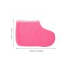 Baluue 1pair Reusable Paraffin Wax Foot Covers for Soft Liners for Moisturizing Feet for Home and Salon Use Stylish Design Trim view 2