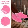 Baluue 1pair Reusable Paraffin Wax Foot Covers for Soft Liners for Moisturizing Feet for Home and Salon Use Stylish Design Trim view 4