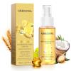 GREEONIL 24K Gold Argan, Coconut, and Olive Oil Serum for Frizz Control, Shine, and Split End Repair - Nourishing Hair Treatment with Vitamin E, 2.02 fl oz, 60ml view 1