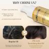 GREEONIL 24K Gold Argan, Coconut, and Olive Oil Serum for Frizz Control, Shine, and Split End Repair - Nourishing Hair Treatment with Vitamin E, 2.02 fl oz, 60ml view 4