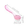 Baluue Horn Brush 6Pcs Set Facial Cleansing Brush with Soft Round Head and Protective Cap for Gentle Exfoliating and Nail Cleaning 5.12 Inch Portable Tool view 2