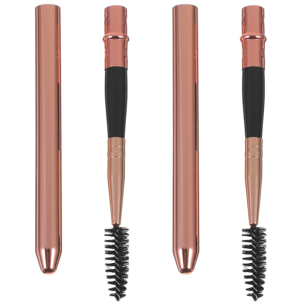 Baluue 2pcs Eyelash Brushes and Mascara Wands Eyebrow Applicators for Eye Makeup Curling Lash Comb Tools for Types