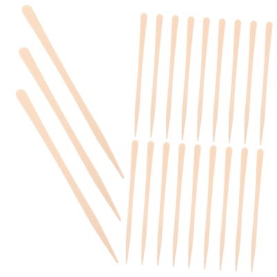 HAKIDZEL 100pcs Body Wax Applicator Sticks Single Use Wooden Hair Removal Wands for Efficient Safe Body Waxing Smooth Irregular Design for Sensitive Skin