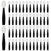 50PCS Disposable Eye Shadow Sponge Applicators, Mini Dual Sided Eyeshadow Brush Set Portable Travel Eye Shadow Applicator Sticks Multipurpose Lips Eye Makeup Brushes with Sponge Tip for Women Girls view 1