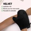 Self Tanning Mitt Applicator Self Tan Black Tanning Mitts Self Tanner are Machine Washable And Reusable Sunless Tanning Mit Ultra Soft and Streak Free view 4