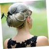 HAKIDZEL 2pcs Vintage Rhinestone Hair Stick Double Prong Hair for Elegant Updos Floral Design for Women Hairstyles and Special Occasions view 3