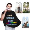 Custom Beard Bib Personalized Beard Hair Catcher Add Your Customized Photo Picture Text Birthday Gifts for Men For Back for Father's Day, Valentine's Day view 1