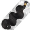 100% Human Hair I Tip Body Wave Extensions Bundles Microlinks Hair Extensions Wavy 100 strands 90g itip Hair for Black Woman Natural Color (100 Strands 1Bundle, 20inch) view 1