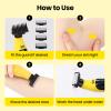 Gorilla Technique Mens Groin & Body Hair Trimmer  2-Way Pivot Blade, No-Nick Skin Guard, 4 Trimming Heads, 16mm Combs, IPX4 Waterproof, Electric Shaver for Pubic & Ball view 4